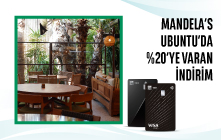 Mandela's Ubuntu'da %20'ye varan İndirim!